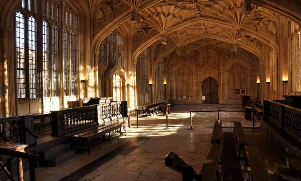 The Divinity school - summit venues for Oxford Sustainable Finance Summit 2022.